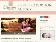 Tablet Screenshot of adoptionagencyflorida.com
